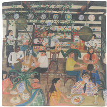Load image into Gallery viewer, Coffee time with Vaughan handkerchief - Chatei Hatou