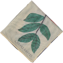 Load image into Gallery viewer, Coffee Time with Vaughan Handkerchief - Leaves Coffee Roasters *Sold Out