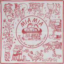 画像をギャラリービューアに読み込む, coffee time with vaughan ハンカチ ー MIA MIA *SOLD OUT
