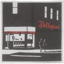画像をギャラリービューアに読み込む, coffee time with vaughan ハンカチ ー Pellegrini's Espresso Bar *残りわずか！
