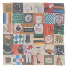 画像をギャラリービューアに読み込む, coffee time with vaughan ハンカチ ー LEAVES COFFEE ROASTERS
