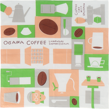 画像をギャラリービューアに読み込む, coffee time with vaughan ハンカチ ー OGAWA COFFEE *SOLD OUT
