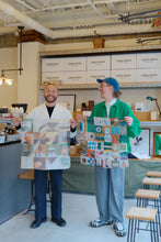 画像をギャラリービューアに読み込む, coffee time with vaughan ハンカチ ー LEAVES COFFEE ROASTERS

