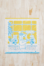 画像をギャラリービューアに読み込む, coffee time with vaughan ハンカチ ー blue bottle *SOLD OUT
