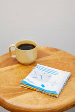 画像をギャラリービューアに読み込む, coffee time with vaughan ハンカチ ー blue bottle *SOLD OUT
