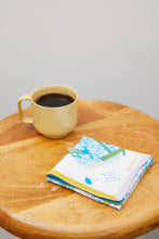 画像をギャラリービューアに読み込む, coffee time with vaughan ハンカチ ー blue bottle *SOLD OUT
